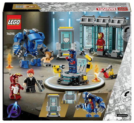 LEGO® MARVEL SUPER HEROES 76315 Iron Man' s Lab: Páncélcsarnok 3. kép