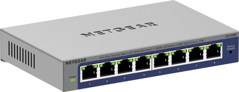NETGEAR Plus GS108Ev4 Hálózati switch