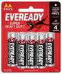 Eveready SHD Ceruzaelem Cink-szén 1.5 V 8 db bélyegkép