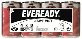 Góliátelem Eveready SHD Cink-szén 1.5 V 4 db