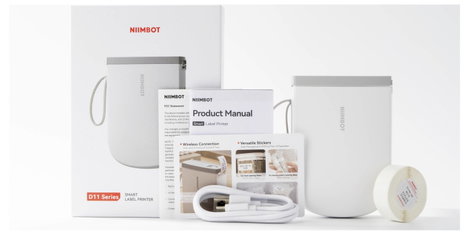 NIIMBOT D11_H Portable thermal label printer 10. kép