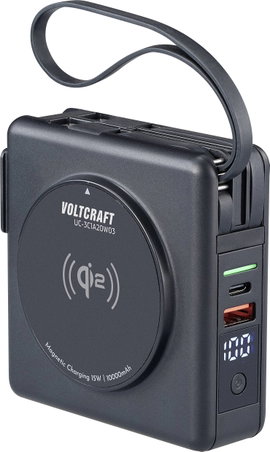 VOLTCRAFT UC-3C1A20W03 Úti töltőadapter Aljzat dugó, Beltér Kimeneti áram (max.) 3 A USB-A, USB-C® K