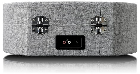 Lenco LS-66 – Stilvoller Plattenspieler mit Bluetooth & integrierten Lautsprechern Lemezjátszó Szürk 6. kép