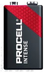 9V-os elem PROCELL Procell Intense Alkáli mangán 628 mAh 9 V 1 db bélyegkép