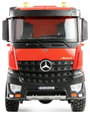 Amewi 22684 Mercedes-Benz Arocs Kipper 6x6 rot 1:14 Elektro RC funkció modell RtR 3. bélyegkép