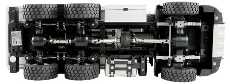 Amewi 22684 Mercedes-Benz Arocs Kipper 6x6 rot 1:14 Elektro RC funkció modell RtR 4. kép