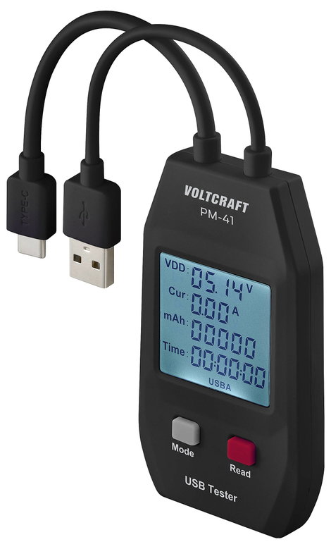 VOLTCRAFT PM-41 USB-s multiméter digitális vizsgálókábellel 2. kép