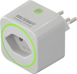 VOLTCRAFT SEM6500 CH DUAL Energiafogyasztás mérő Rádiójel vezérlésű dugaszoló aljzat, Adatexport, Ad