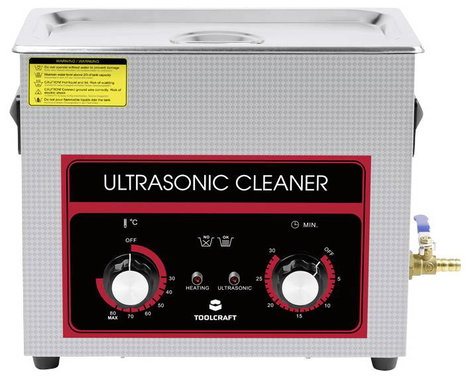 TOOLCRAFT USC-650 Ultrahangos tisztító Ékszerek, Műhely, Irodaszer 180 W 6.5 l fűtéssel, tisztítókos 2. kép