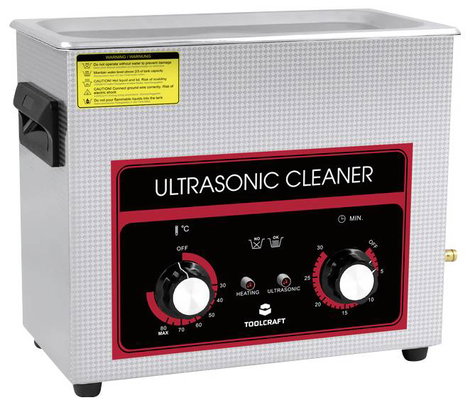 TOOLCRAFT USC-650 Ultrahangos tisztító Ékszerek, Műhely, Irodaszer 180 W 6.5 l fűtéssel, tisztítókos 3. kép