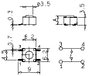 SMD nyomókapcsoló 1 x ki/(be), 12 V/50 mA, Mentor 1254.1004 2. bélyegkép
