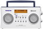 Sangean DPR-26 BT Koffer rádió DAB+, URH AUX, Bluetooth® Akkutöltő funkció Fehér bélyegkép