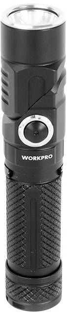 WorkPro Kézilámpa Stroboszkóp üzemmóddal, Csuklópánt USB-n keresztül üzemeltetett 1100 lm 16 óra 128 2. kép