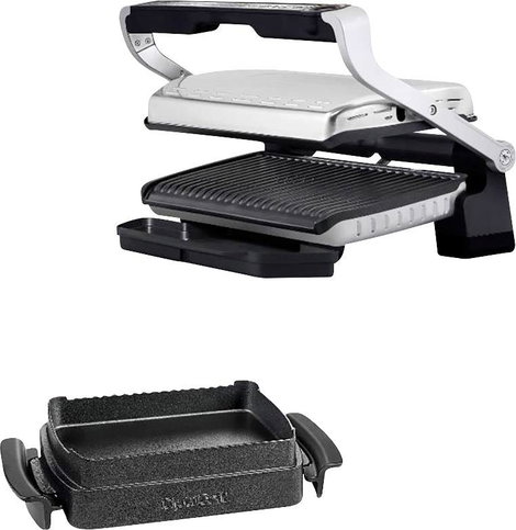 Tefal Optigrill XL Kontakt grill Elektromos Automatikus hőmérséklet beállás Nemesacél (matt), Fekete 6. kép