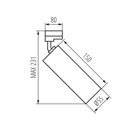 Kanlux ATL2 GU10-W 33138 Sínes fényszóró GU10 10 W LED Fehér 6. kép