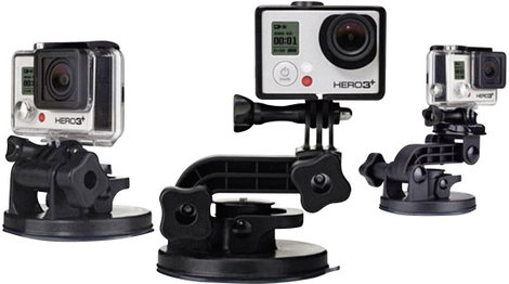 Tapadókorongos tartó GoPro Suction Cup Mount AUCMT-302 Alkalmas=GoPro 8. kép