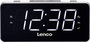Lenco CR-18 White - FM-Radiowecker mit großem 1,8 Display Rádiós ébresztőóra bélyegkép