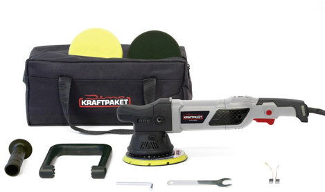 Dino KRAFTPAKET Exzenter 15mm 950 W 640229 Excentrikus polírozógép 230 V 950 W 1500 - 4800 fordulat/