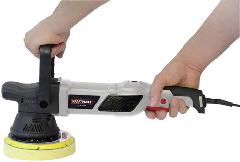 Dino KRAFTPAKET Exzenter 15mm 950 W 640229 Excentrikus polírozógép 230 V 950 W 1500 - 4800 fordulat/ 2. kép