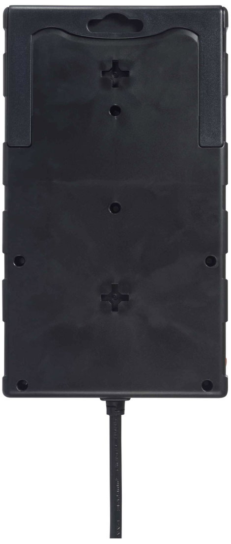 Sygonix SY-4751202 Túlfeszültség ellen védő elosztó 8 részes Fekete Védőérintkezős 1 db 3. kép