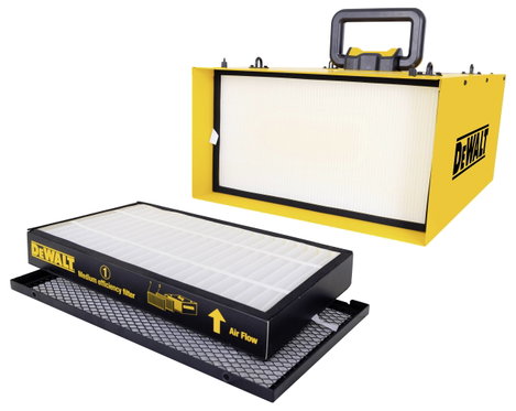 DEWALT DWXAF201 Légtisztító 28 m² Sárga-fekete 7. kép