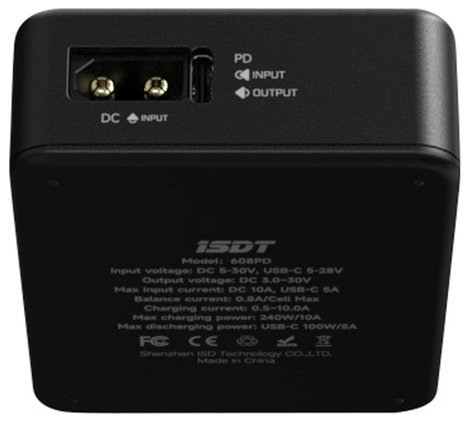ISDT 608PD Smart Modell multifunkciós töltő 10 A LiFePO, LiPolimer, LiHV, NiMH Kisütés funkció, Graf 5. kép