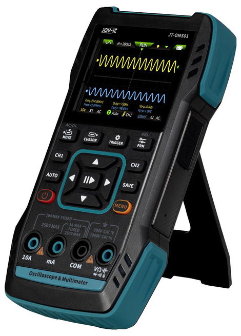 Joy-it JT-OMS01 Oszcilloszkóp, Jelgenerátor, Multiméter 2 csatornás 2. kép
