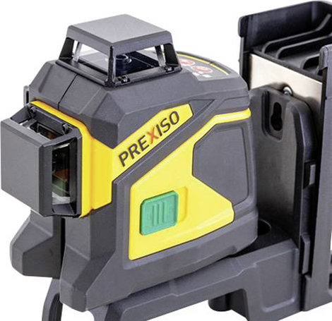Prexiso PLC3-360G 360°-os vonallézer Zöld lézer, 360°-os lézerrel, Akkuval, dobozzal Hatótáv (max.): 3. kép