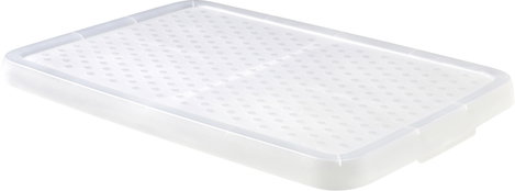 Curver 230303 Forgatható egymásba rakható tároló ESSENTIALS Deckel für 45L Boxen Átlátszó 1 db