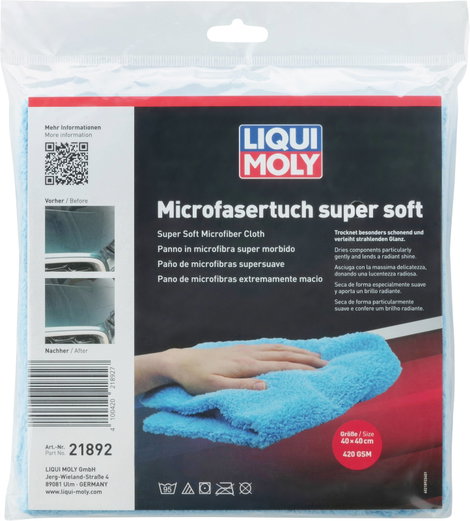 Liqui Moly 21892 Mikroszálas kendő 1 db (H x Sz) 40 cm x 40 cm