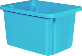 Curver 225501 Forgatható egymásba rakható tároló ESSENTIALS Drehstapelbox 26L, blau Egymásra rakható