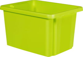 Curver 225499 Forgatható egymásba rakható tároló ESSENTIALS Drehstapelbox 26L, grün Egymásra rakható