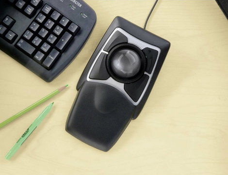Kensington Expert Trackball USB Optikai Szürke 4 Gombok Csuklótámasz 2. kép