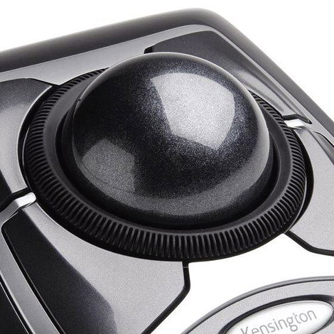 Kensington Expert Trackball USB Optikai Szürke 4 Gombok Csuklótámasz 5. kép