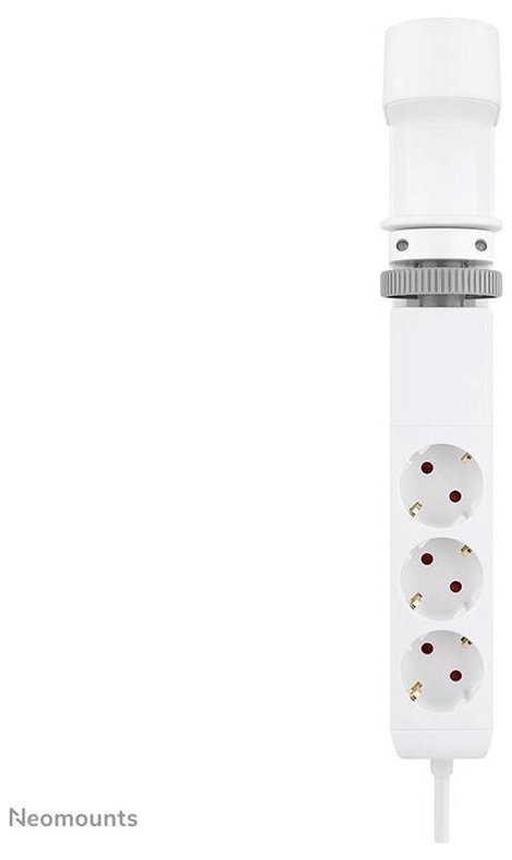 Neomounts DS22-840WH6 Asztali dugalj Fehér Védőérintkezős 1 db 5. kép