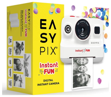 Easypix InstantFUN Digitális azonnali kép kamera Fehér Beépített akku 3. kép