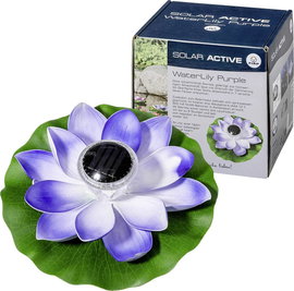 FIAP 3206-2 SOLAR ACTIVE WaterLily Purple Napelemes dekorációs világítás LED Fixen beépített LED-es 