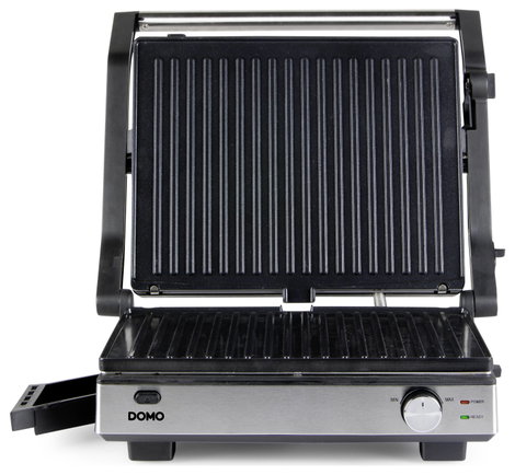 DOMO MULTIFUNKTIONALER KONTAKTGRILL 2-IN-1 Grillsütő Fekete 14. kép