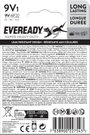 Eveready SHD 9V-os elem Cink-szén 9 V 1 db 2. bélyegkép