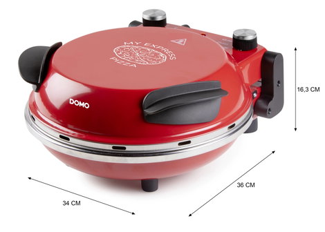 DOMO ELEKTRISCHER PIZZAOFEN Pizzasütő 10. kép