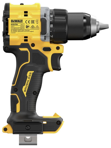 DEWALT DCD794NT-XJ DCD794NT-XJ Akkus fúrócsavarozó 18 V akku nélkül, töltő nélkül 4. kép