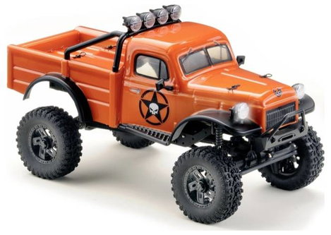 Hobby Plus Power WagonV2 1:18 Brushed RC modellautó Elektro Crawler 4WD RtR 2,4 GHz