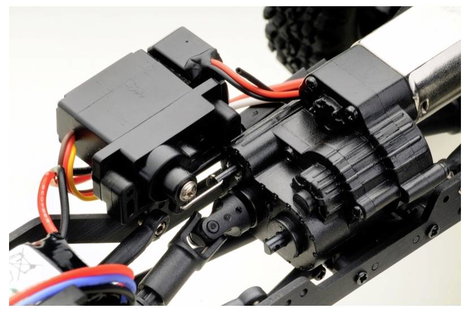 Hobby Plus Power WagonV2 1:18 Brushed RC modellautó Elektro Crawler 4WD RtR 2,4 GHz 6. kép