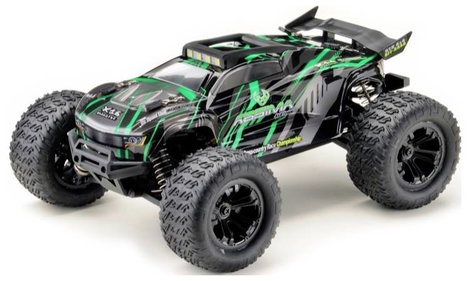 Absima Mini AT Zöld, Szürke Brushed 1:16 RC modellautó Elektro Truggy 4WD RtR 2,4 GHz