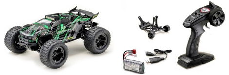 Absima Mini AT Zöld, Szürke Brushed 1:16 RC modellautó Elektro Truggy 4WD RtR 2,4 GHz 2. kép