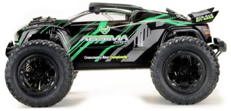 Absima Mini AT Zöld, Szürke Brushed 1:16 RC modellautó Elektro Truggy 4WD RtR 2,4 GHz 5. kép