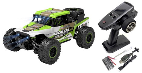 Absima Rock Racer Reckless Zöld Brushed 1:20 RC modellautó Elektro Truggy 4WD RtR 2,4 GHz 2. kép