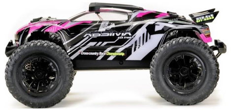 Absima Mini AT Rózsaszín, Szürke Brushed 1:16 RC modellautó Elektro Truggy 4WD RtR 2,4 GHz 4. kép