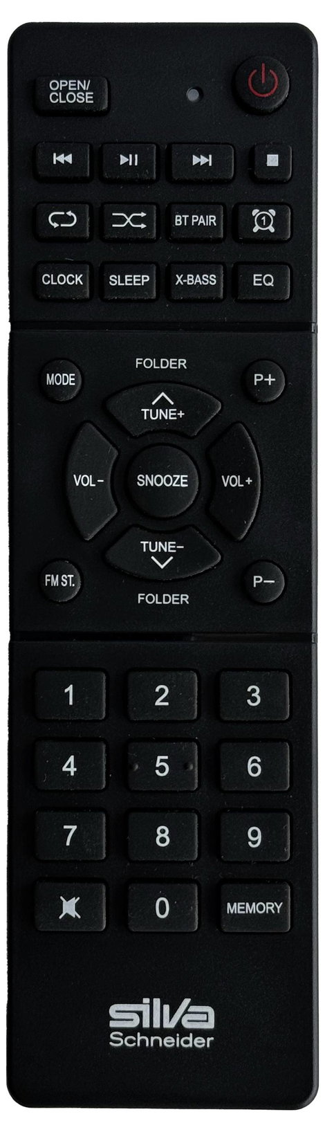 Silva Schneider SMV 800 BT Sztereo berendezés CD, URH, Bluetooth® 2 x 5 W Fekete 5. kép