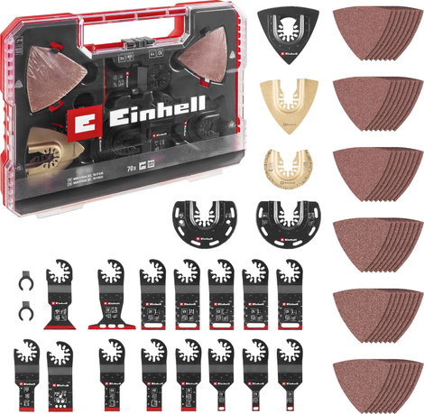 Einhell 708170 XXL -CASE Alumínium-oxid, Króm-vanádium acél, BiM, HCS, Keményfém Többfunkciós szersz